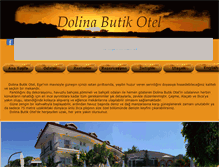 Tablet Screenshot of dolinabutikotel.com